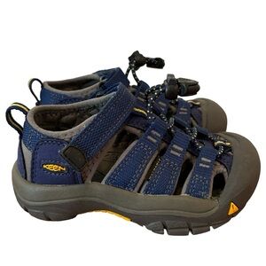 KEEN Toddler Size 9 Newport H2 Blue Depths/Gargoyle Water Sandals